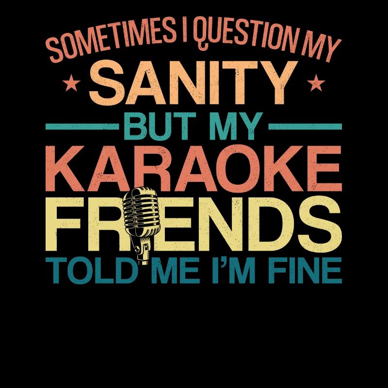 Karaoke Singer Retro Sometimes I