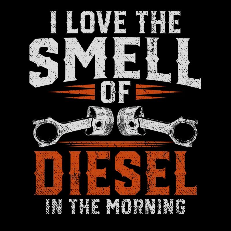J’adore l’odeur du diesel dans le mécanicien du matin