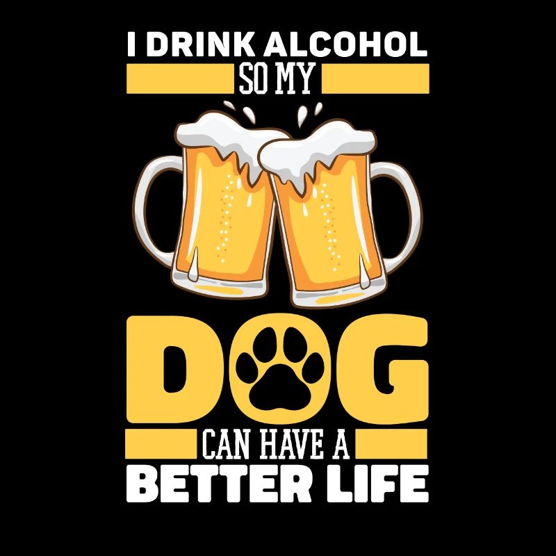 Drinking alcohol drinking dog