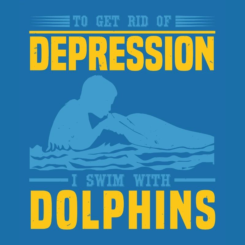 DEPRESSION I SWIM WITH DOLPHINS