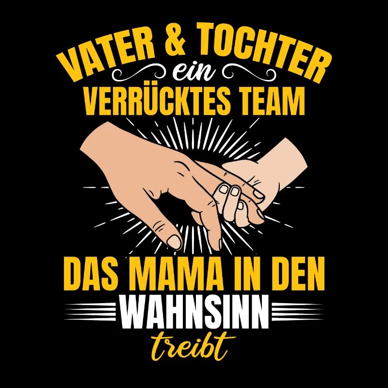 Vater & Tochter ein Verrücktes Team Partnerlook