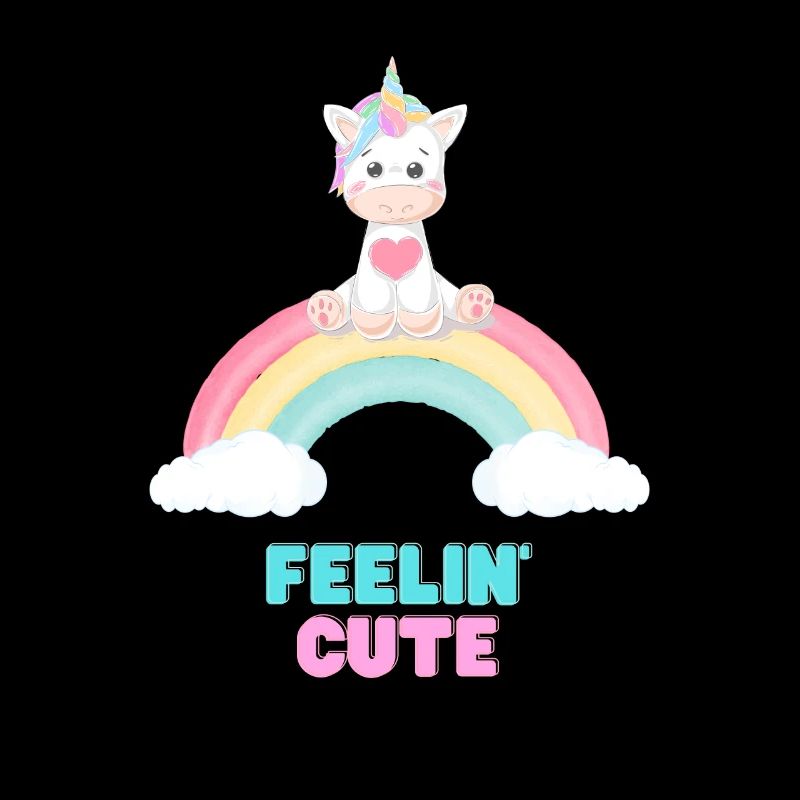 Licorne sur arc-en-ciel