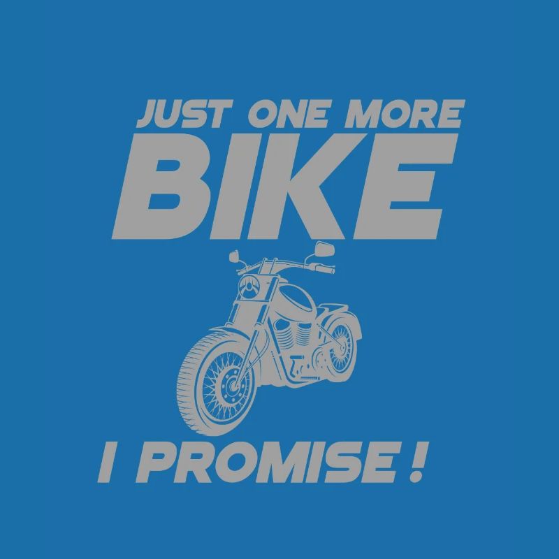 Nur noch ein Motorrad, versprochen Biker