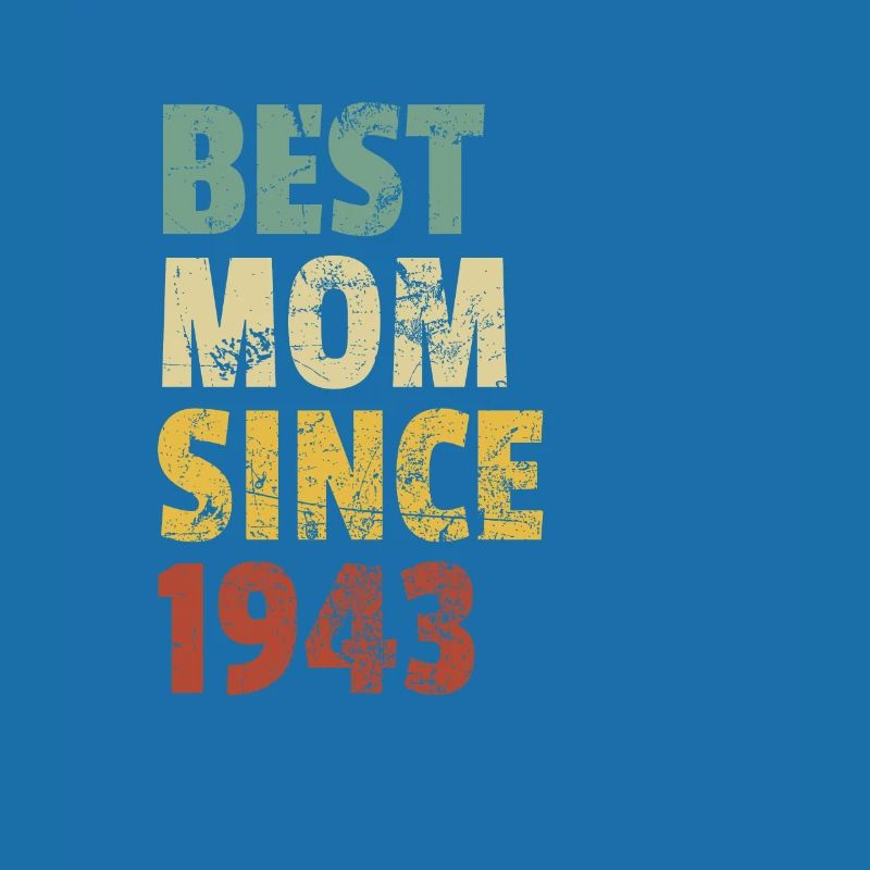 Beste Mutter seit 1943 Muttertags-Slogan-Zitat