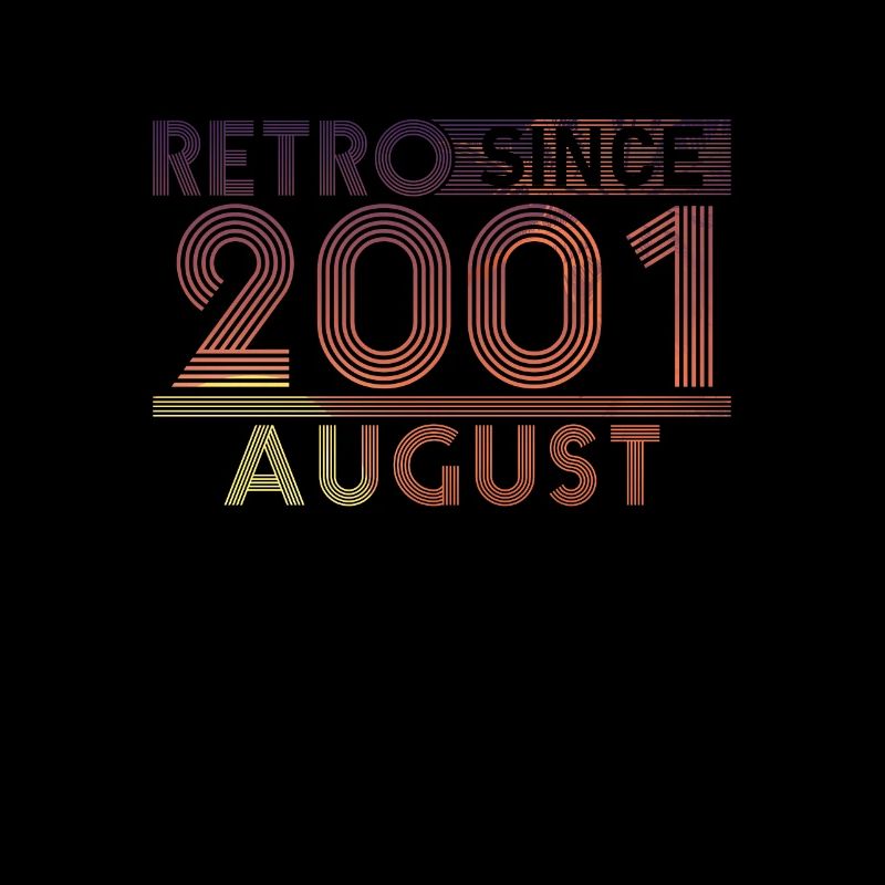 Retro Geburtstag August 2001 - Sunset line