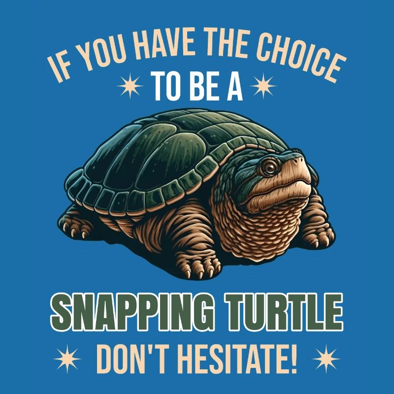 Alligator Snapping Turtle Spruch | Lustige