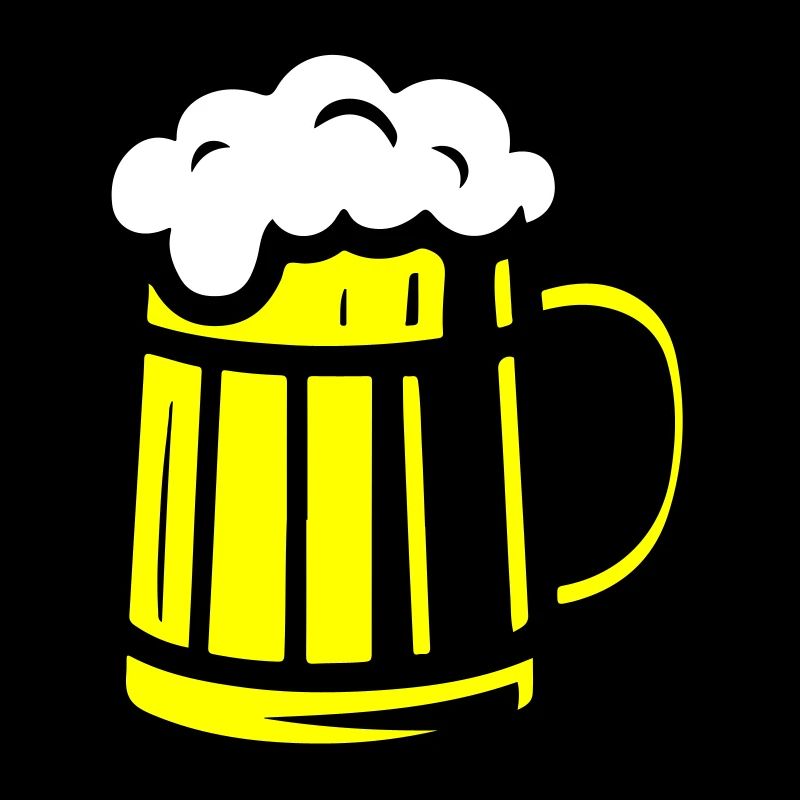 Chope à bière en verre à bière