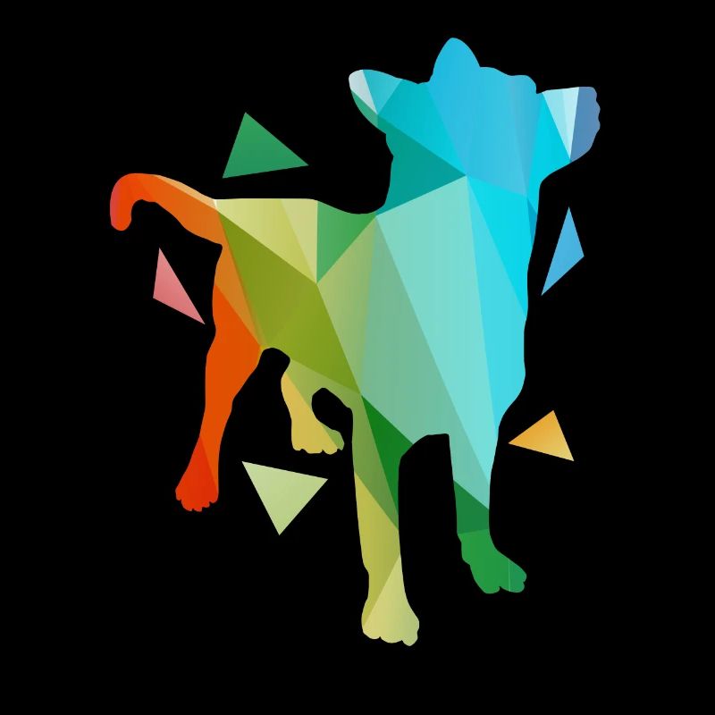 Teckel de Berger Allemand Cadeau Chien Low Poly Beagle