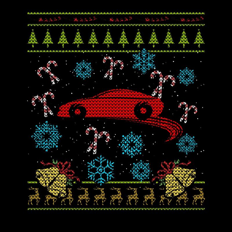 Chemise de conception de chandail de Noël