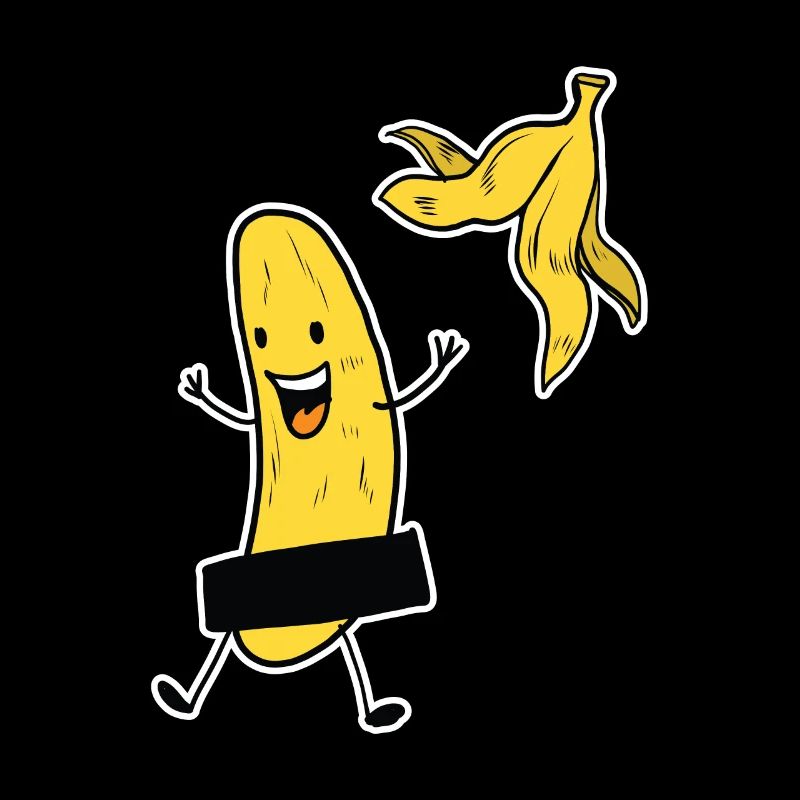 Striptease Banane | Bananen Humor Geschenk Party