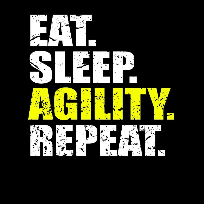 Agility Repeat T-Shirt Hunde Training Sport