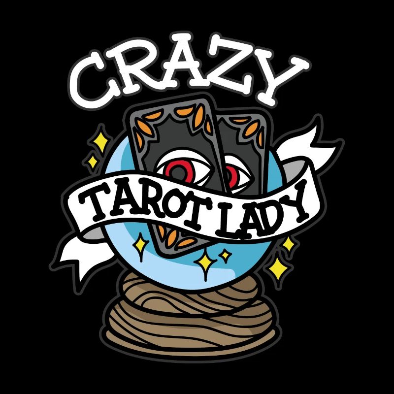 CRAZY TAROT LADY Der Tod Tarot Karten Hellseher