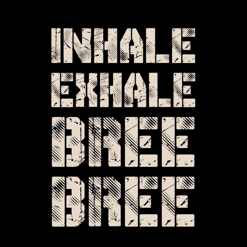 Inhale Exhale Bree Bree Grindcore Metal Geschenk