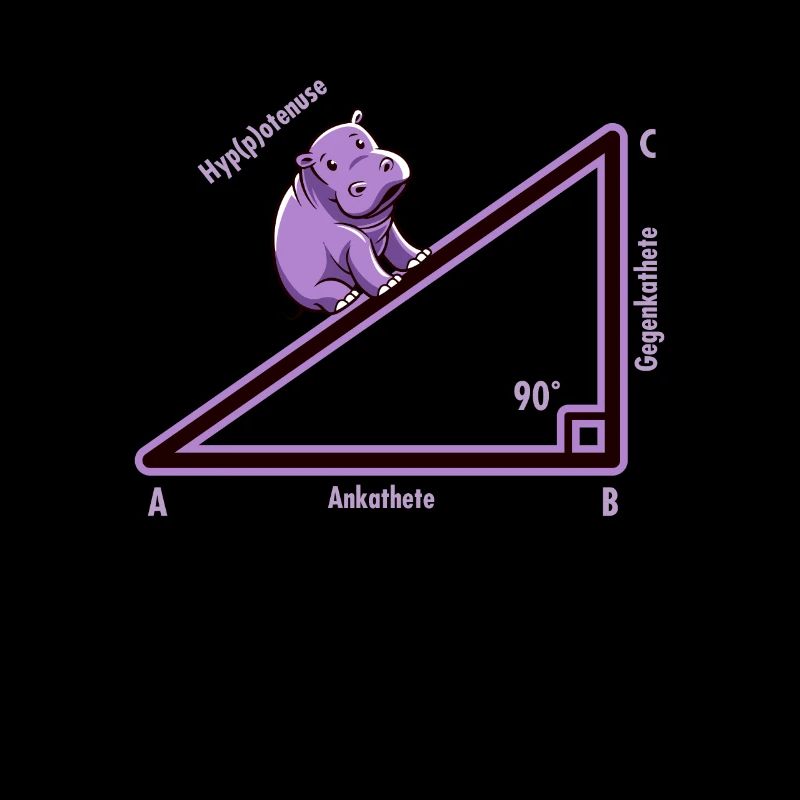 Hyppotenuse Hypotenuse Triangle Mathe Nerd Humour