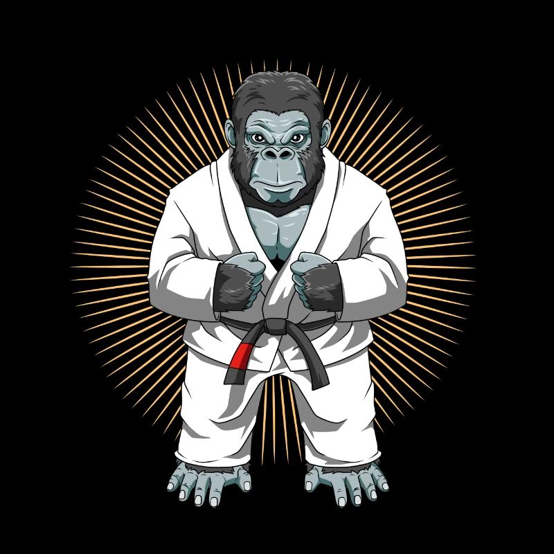Gorille dans le BJJ Gi - Jiu Jitsu