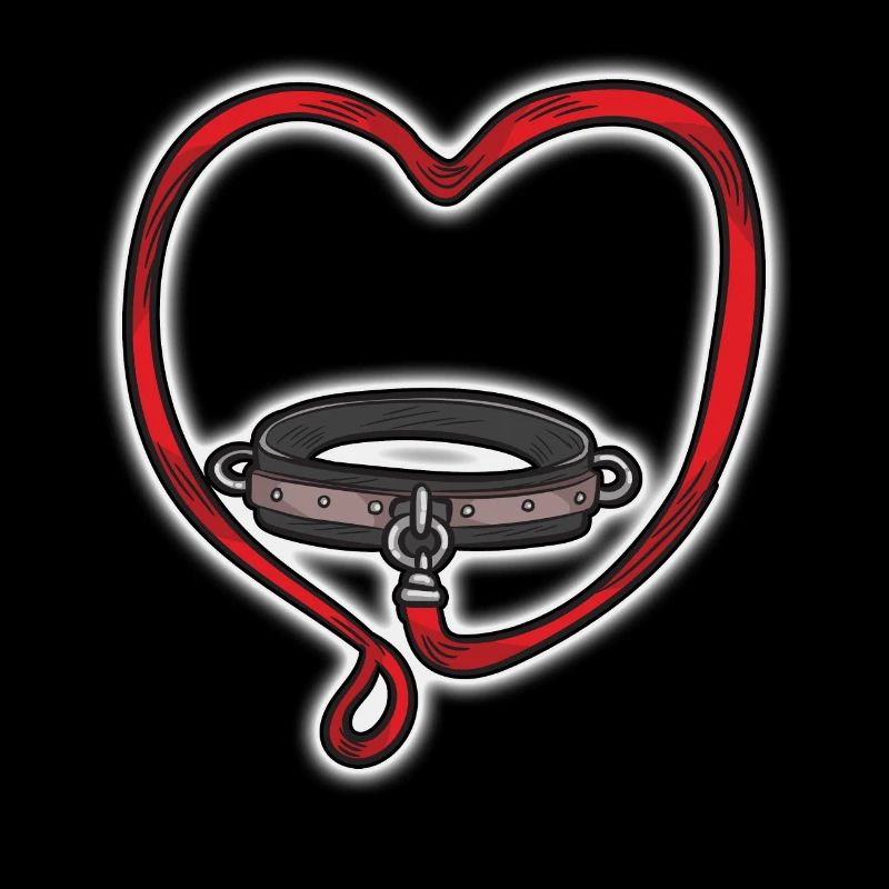 Slave collar leash collar BDSM bondage love