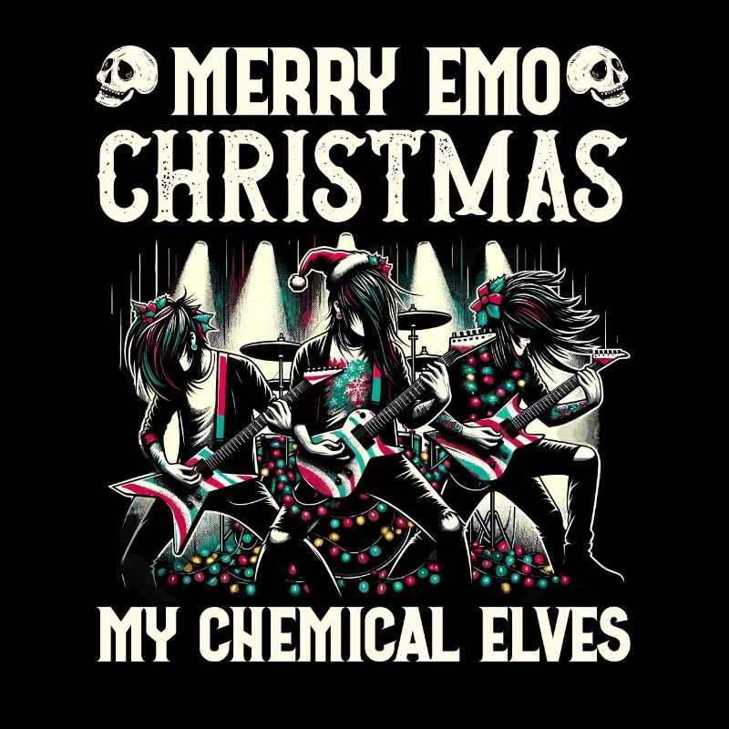 Joyeux Emo Noël Mes Elfes Chimiques Emocore