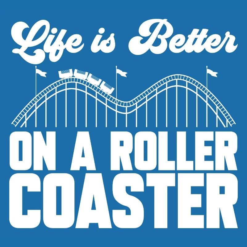 Achterbahn Rollercoaster Freizeitpark