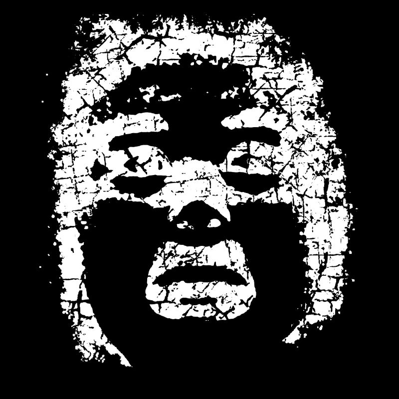 Visage effrayé