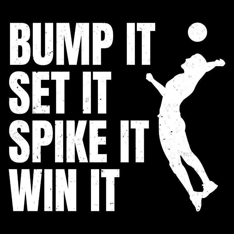 Bump It Set It Spike It Win It Spiker Volleyball P