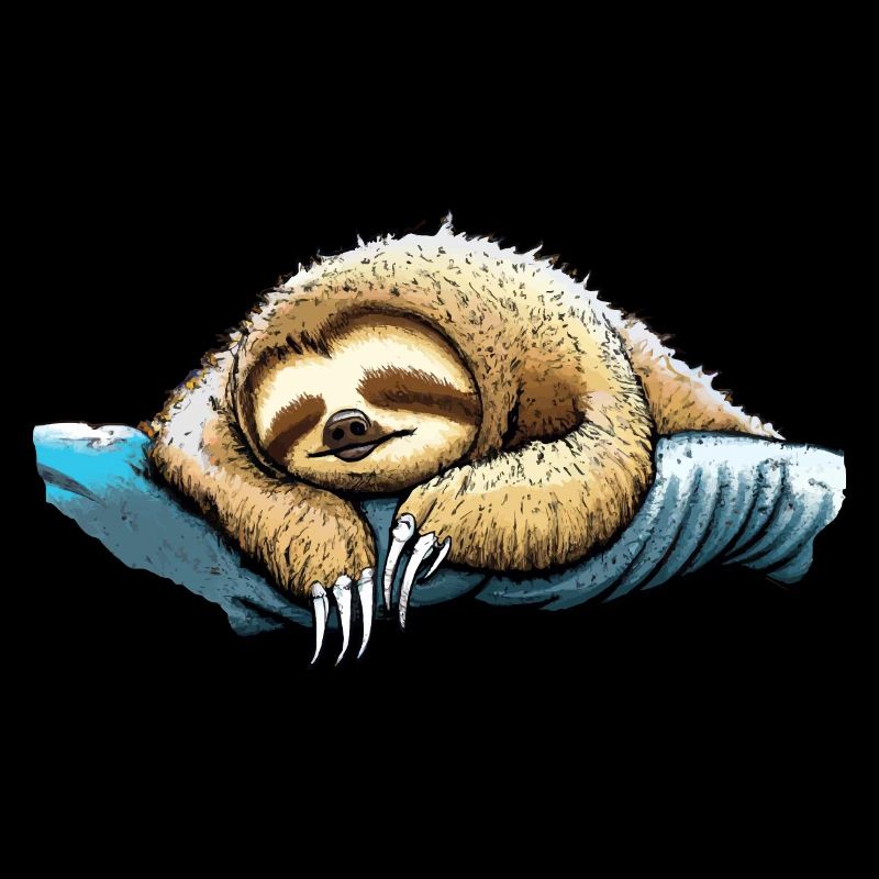 Official sleeping sloth sleeping shirt