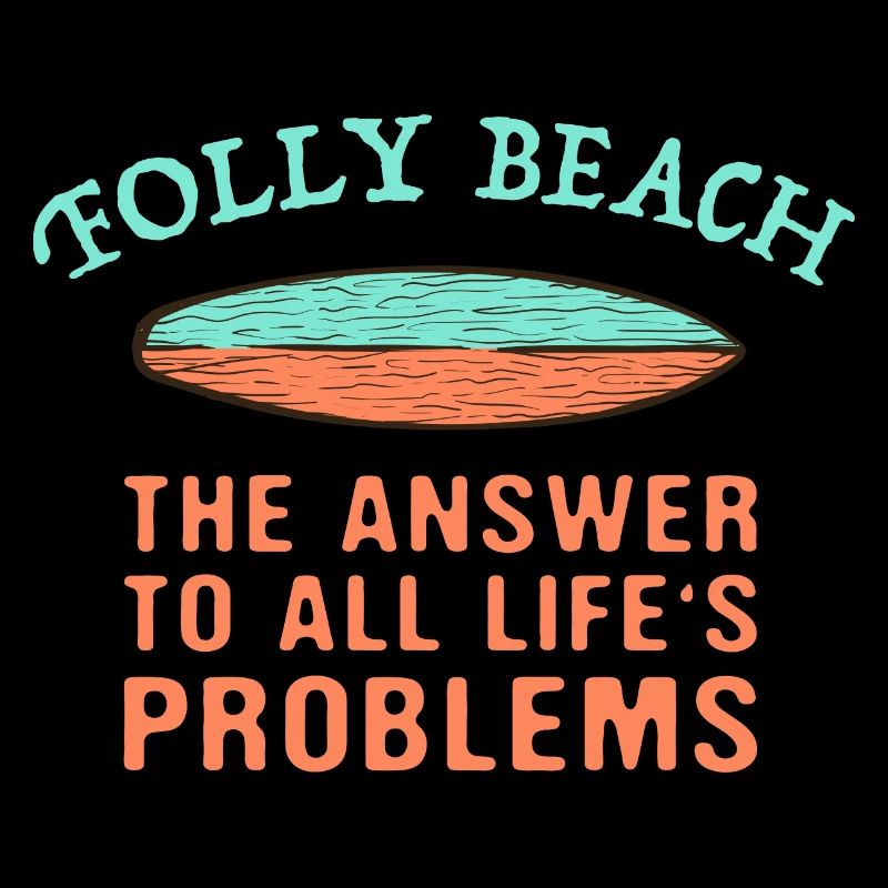 Folly Beach Answer To All Life's Problems Surfing