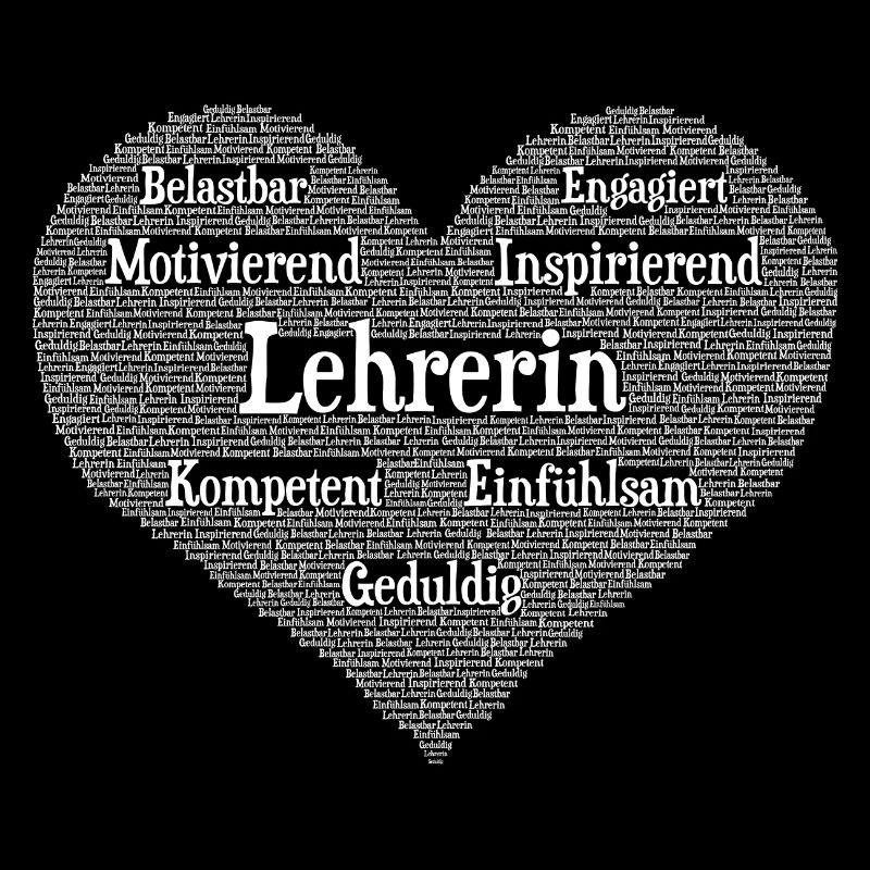 Lehrerin Lehrer Herz Eigenschaften Geschenk Lehren