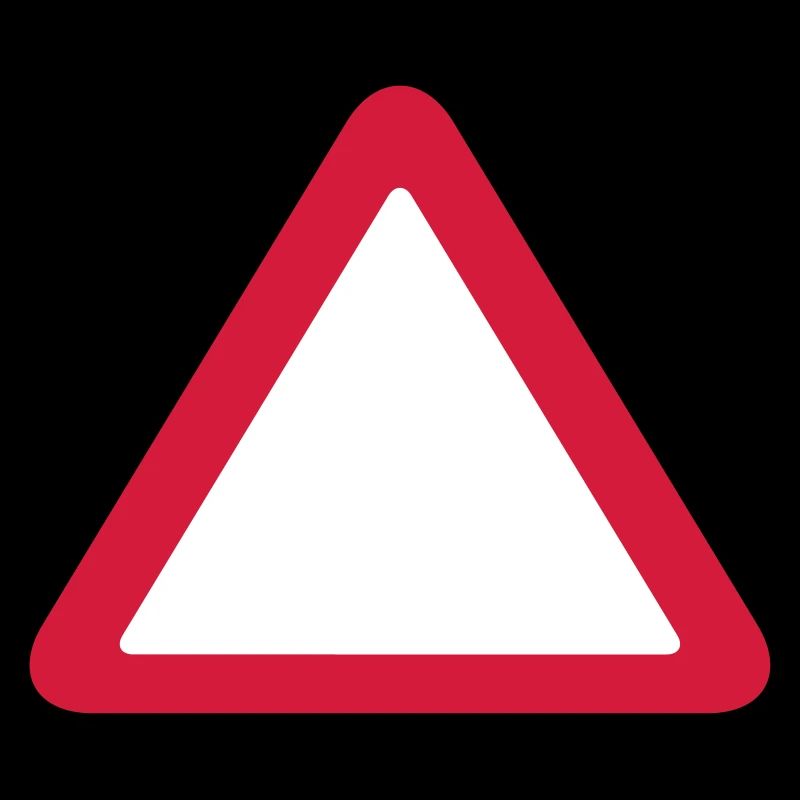 Accorder la priorité, panneau de signalisation de circulation
