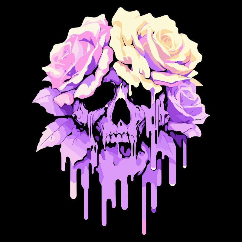 Fleurs de décomposition : mélancolie gothique pastel