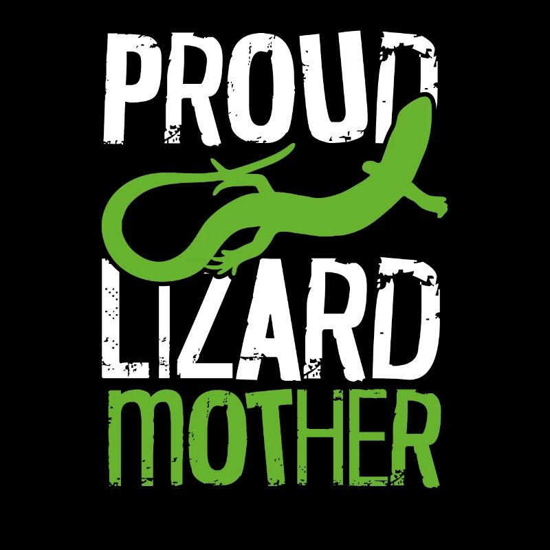 Fière mère lézard
