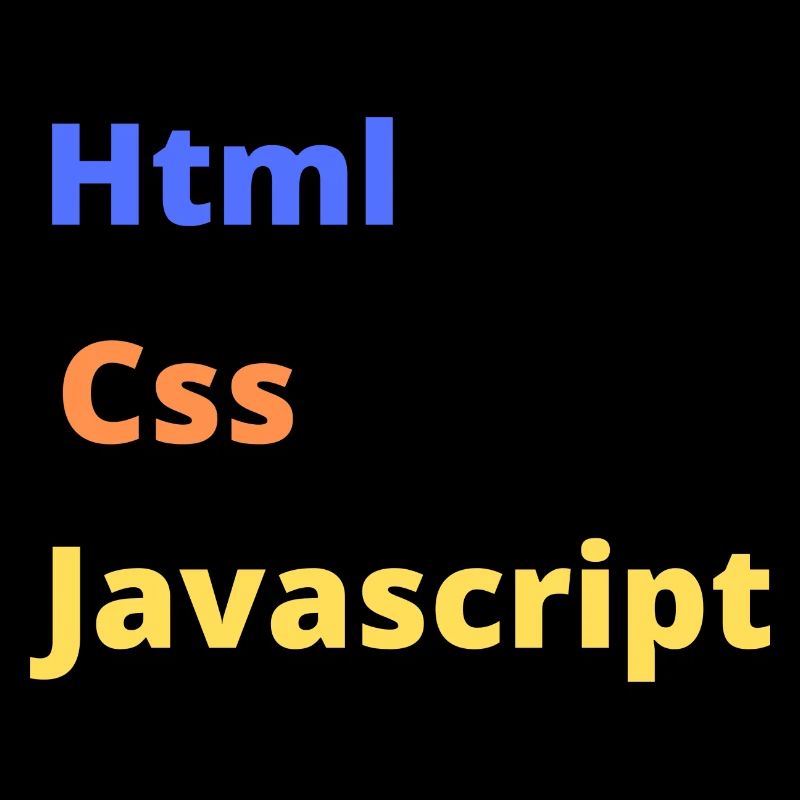 Html css javascript