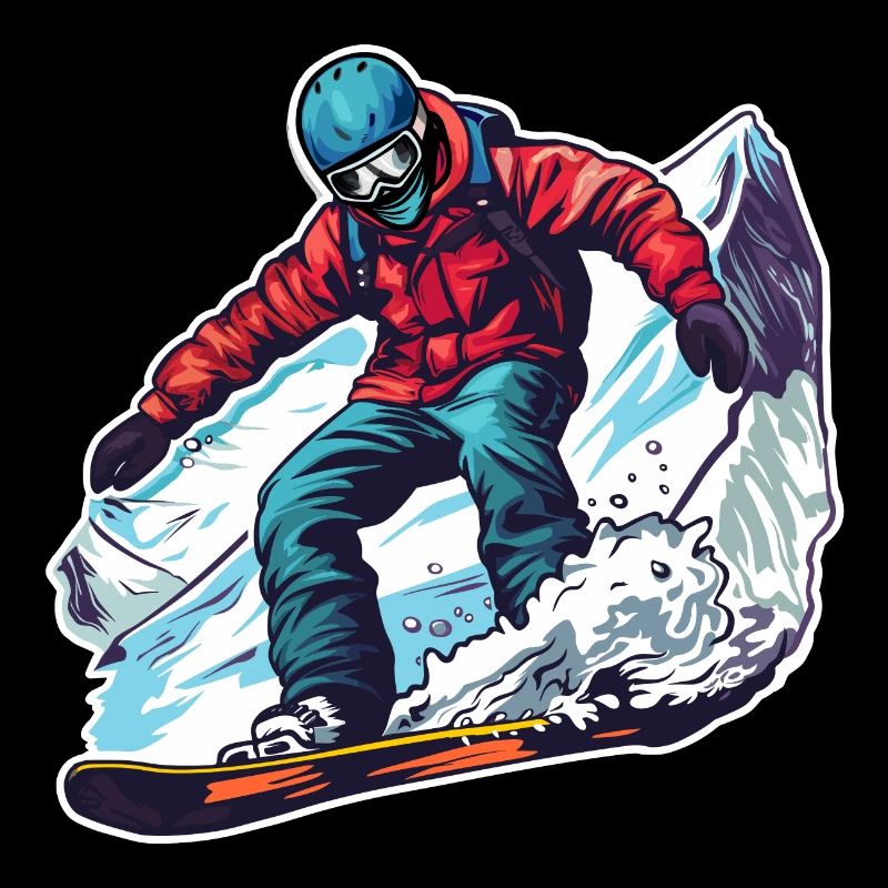 Snowboarder Slope Snow