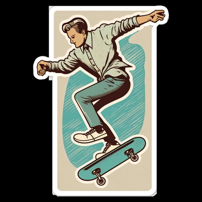 Garçon patineur
