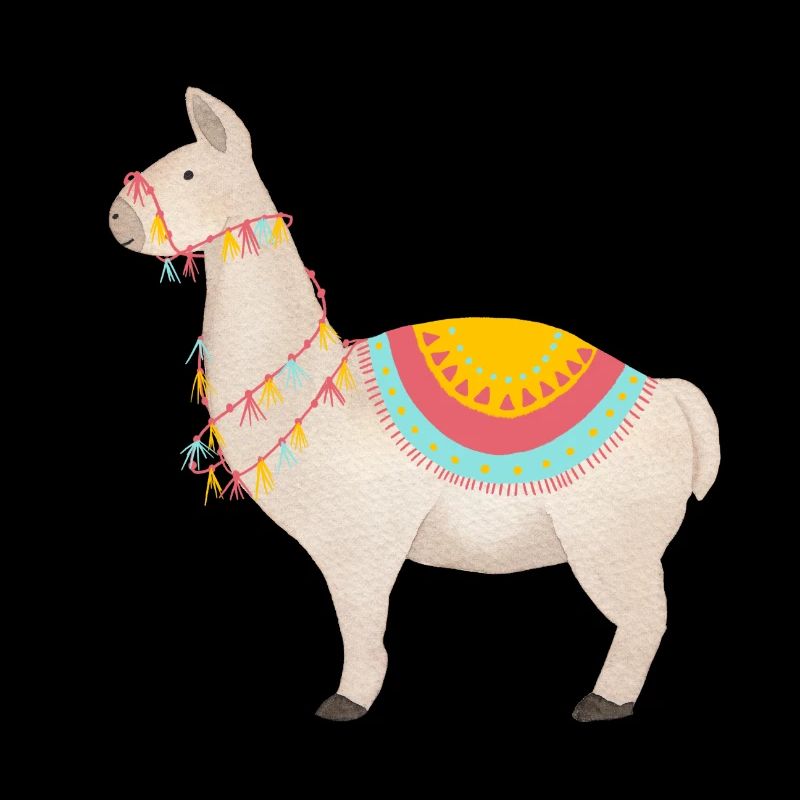 Lama coloré