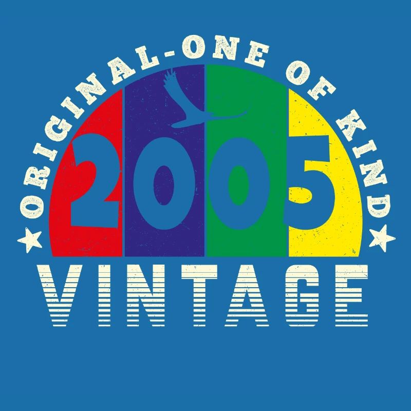 Vintage 2005 Retro - Bursdag