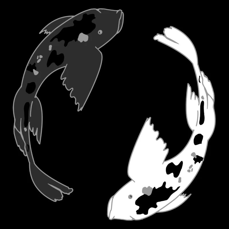 YinYang Koi fish
