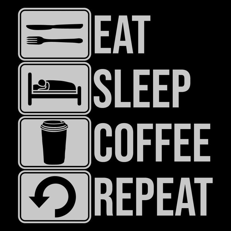 Repeat coffee daily