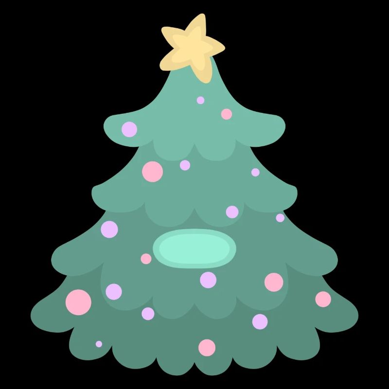 Christmas Tree - Name Tag