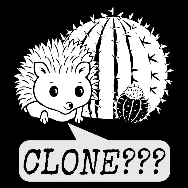 Igel Geschenkidee Kaktus Design Humor Klon