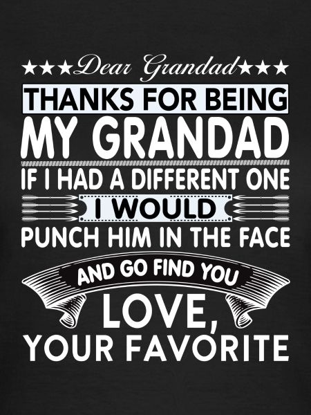 Dear Grandad...