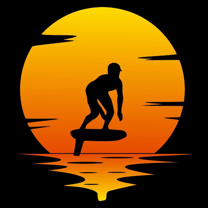 Pumpfoil Sunset