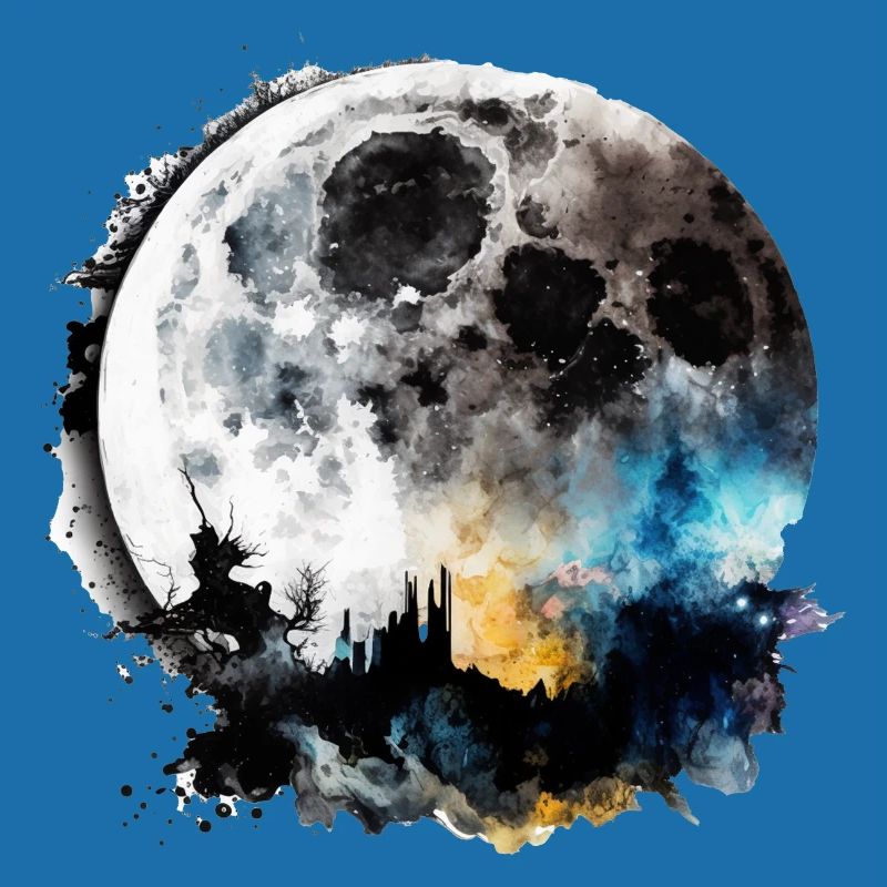 Moon Comic Style