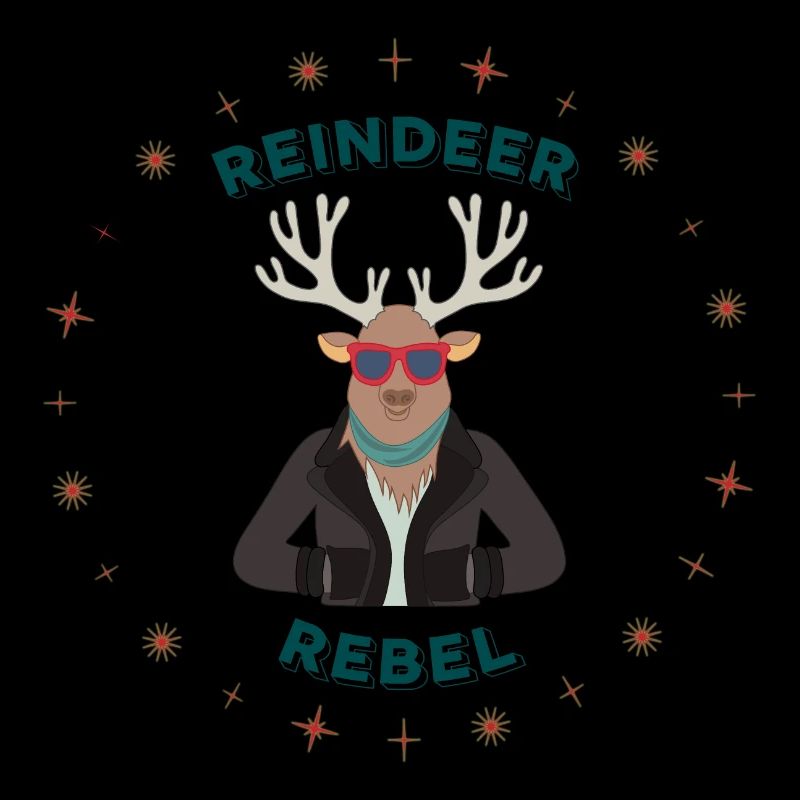 Reindeer Biker Rebell