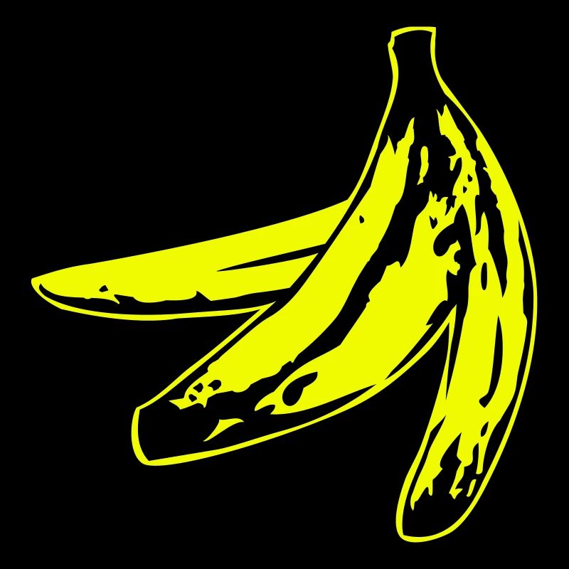 warholish banana peel