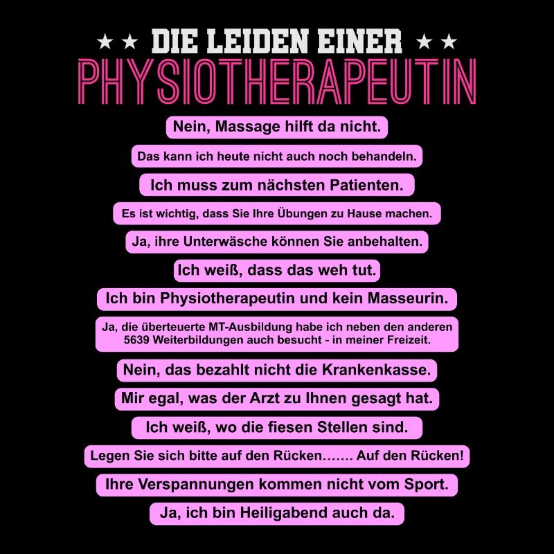 Die Leiden einer Physiotherapeutin