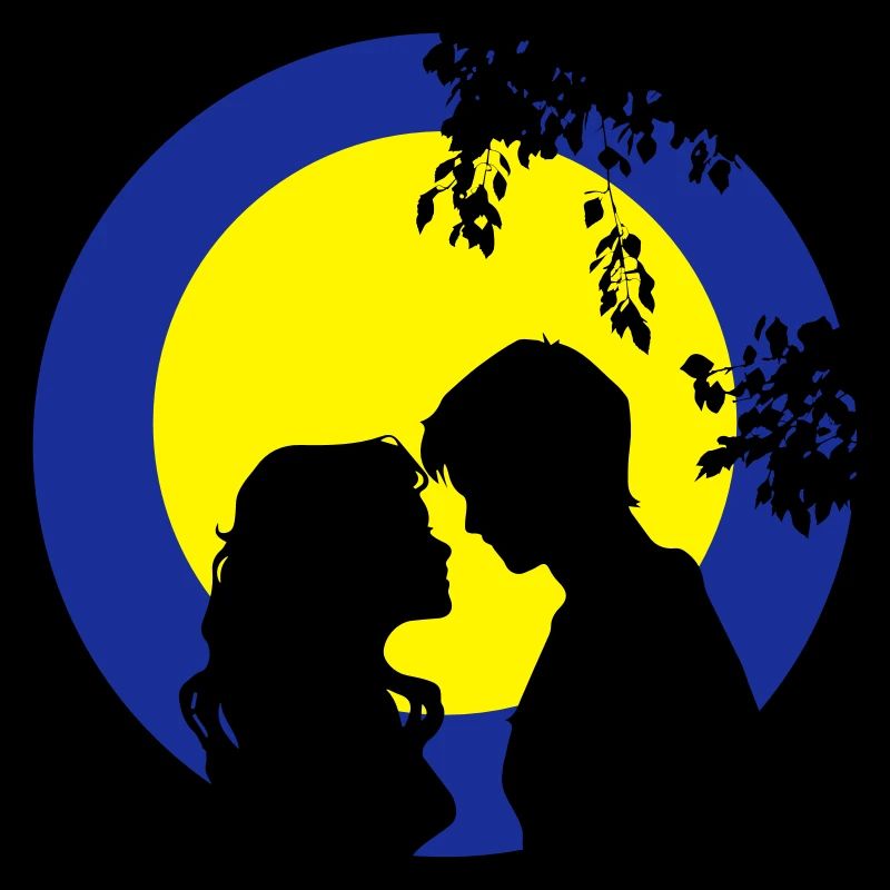 full moon liebespaar
