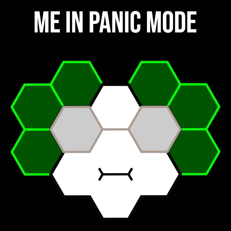 Moi en mode panique