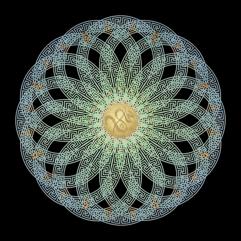 Mandala Greek infinity, SSL