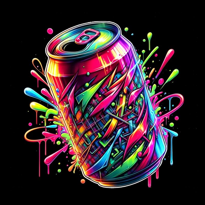 Neon Splash Canvazz