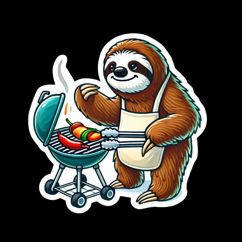 Grill master grilling
